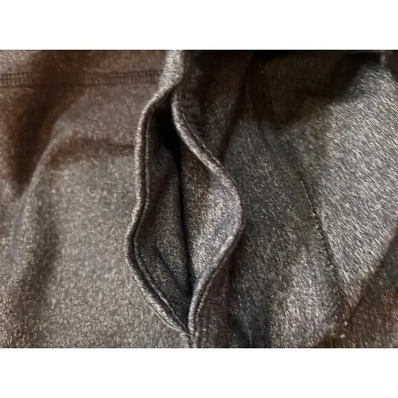 Old Navy Active Cropped Leggings Womens Size L Charcoal Heathered Athletic Pants - Picture 6 of 6